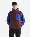 Roots Alta Shearling Fleece Vest - ESPRESSO BROWN