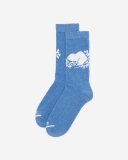 Roots Adult Cooper Beaver Sock - SATIN BLUE
