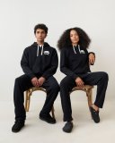 Roots Organic Original Full Zip Hoodie - BLACK