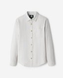 Roots Bellwoods Herringbone Shirt - ATHLETIC GREY MIX