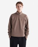 Roots Recover Half Zip Stein - UMBER BROWN MIX