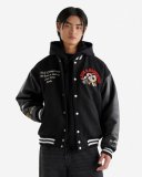 Roots Lunar New Year Varsity Jacket - BLACK/BLACK