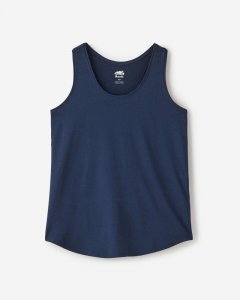 Roots Renew Racer Tank - NAVY BLAZER MIX