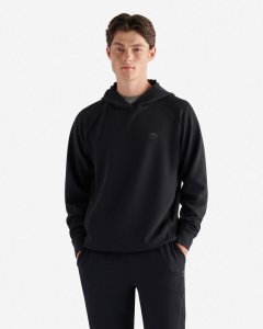 Roots Active Grid Hoodie - BLACK