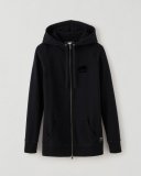 Roots Organic Capri Full Zip Hoodie - BLACK