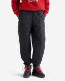 Roots Quilted Track Pant - BLACK