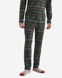 Roots Mens Holiday Pajama Pant - VARSITY GREEN