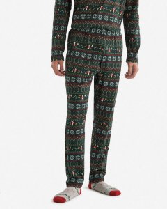 Roots Mens Holiday Pajama Pant - VARSITY GREEN