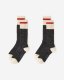 Roots Adult Cotton Cabin Sock 2 Pack - BLACK MIX