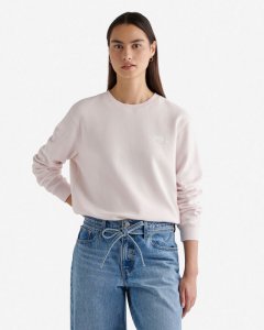 Roots Organic Cooper Relaxed Crew - PINK PEARL