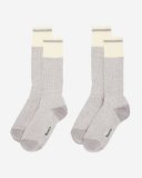 Roots Adult Roots Warm Cabin Pop Sock 2 Pack - FLAXSEED MIX