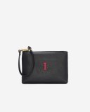 Roots Monogram Wristlet Black - I