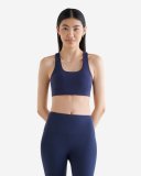 Roots Restore Stretch Sports Bra - NAVY BLAZER