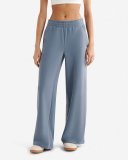 Roots Summer Cloud Wide Leg Sweatpant - THUNDERCLOUD BLUE