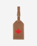 Roots Maple Leaf Luggage Tag Tribe - NATURAL
