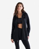 Roots Organic Capri Full Zip Hoodie - BLACK