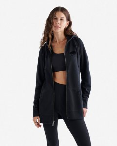 Roots Organic Capri Full Zip Hoodie - BLACK