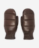 Roots Puff Mitten - CHOCOLATE