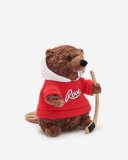Roots Hockey Beaver Stuffie - CARDINAL RED
