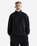 Roots Organic Cooper Relaxed Kanga Half Zip Stein - BLACK/BLACK Roots Organic Cooper Relaxed Kanga Half Zip Stein - BLACK/BLACK