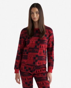 Roots Womens Holiday Pajama Top - CABIN RED