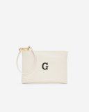 Roots Monogram Wristlet Ivory - G