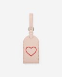 Roots Heart Luggage Tag Cervino - POWDER PINK/TAUPE