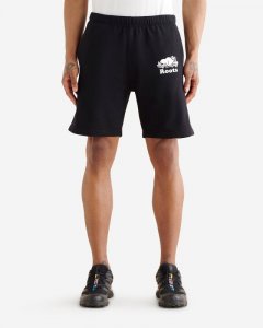 Roots Organic Original Sweatshort 8 Inch - BLACK