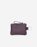 Roots Top Zip Pouch Cervino - DEEP PURPLE