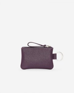 Roots Top Zip Pouch Cervino - DEEP PURPLE