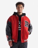 Roots Hockey Varsity Jacket - CARDINAL RED