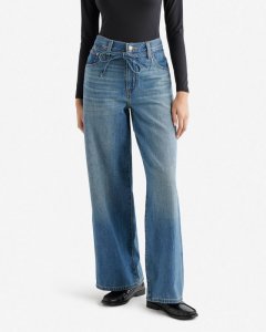 Roots Levi's XL Straight Womens Jeans - DARK BLUE