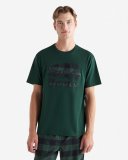 Roots Mens Cooper Plaid T-Shirt - VARSITY GREEN