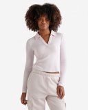 Roots Baby Waffle Polo Top - PINK PEARL