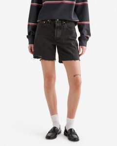 Roots Levi's 501&reg; Mid Thigh Womens Short - BLACK