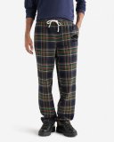 Roots Mens Inglenook Pajama Pant - BLACK STEWART PLAID