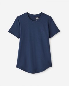 Roots Renew Short Sleeve Top - NAVY BLAZER MIX
