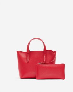 Roots Small Carryall Crossbody - RACING RED/BLACK