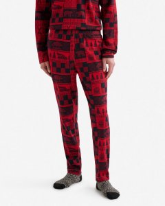 Roots Mens Holiday Pajama Pant - CABIN RED