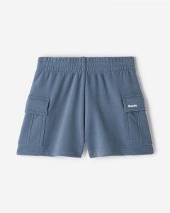 Roots Summer Cloud Cargo Sweatshort 2.5 Inch - THUNDERCLOUD BLUE
