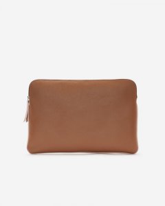 Roots Zip Laptop Sleeve Cervino - TAN/POWDER PINK