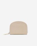 Roots Half Moon Wallet Cloud - BONE WHITE