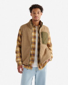 Roots Alta Shearling Fleece Vest - SEPIA TAUPE