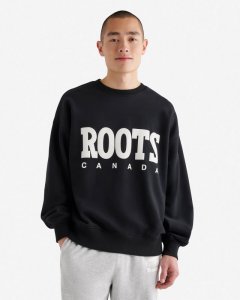 Roots Retro Crew - BLACK