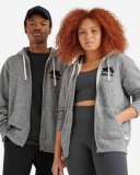 Roots Organic Original Full Zip Hoodie - S&P/BLACK