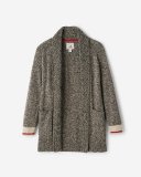 Roots Cabin Shawl Open Cardigan - GREY OAT MIX