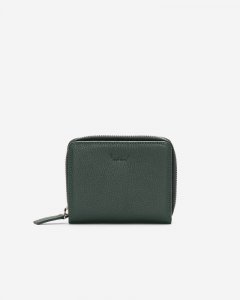 Roots Small Zip Around Clutch Cervino - FOREST GREEN