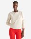 Roots Cabin Fleece Crew - BIRCH WHITE