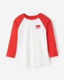 Roots Womens Organic Cooper Baseball T-Shirt - CARDINAL RED