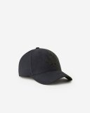 Roots Modern Leaf Baseball Cap - BLACK